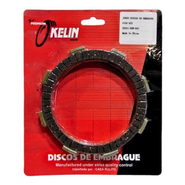 Producto - MOT- DISCO DE EMBRAGUE KELIN C100 BIZ
