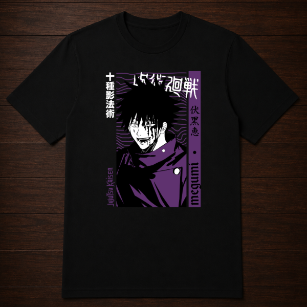 Producto - Remera - Megumi Fushiguro (Jujutsu Kaisen) - 0