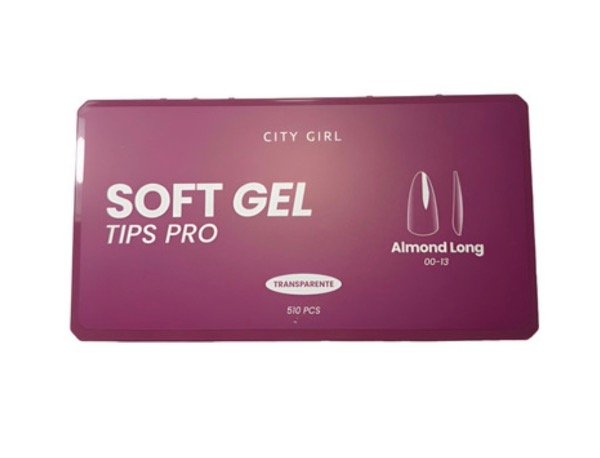 Producto - Tips Soft Gel Almendra Largos PRO 00-13 City Girl
