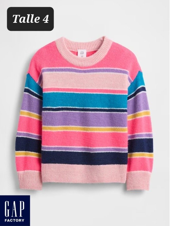 Producto - Sweater lana gap talle 4 rosado