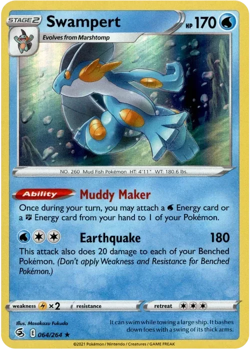 Producto - Swampert - 064/264 - Fusion Strike - Holo