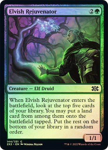 Producto - Elvish Rejuvenator Foil  Double Masters 2022