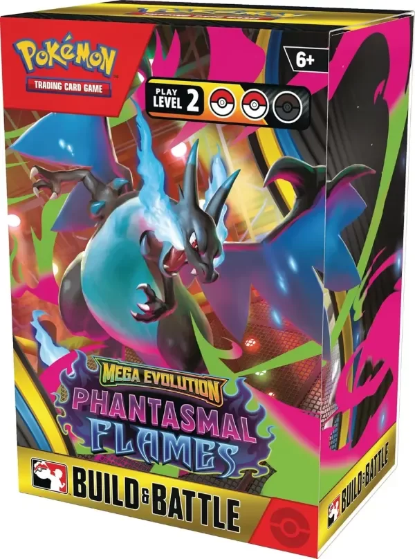 Producto - Pokemon Tcg Phantasmal Flames Build And Battle Ingles  IDEAL PRINCIPIANTES