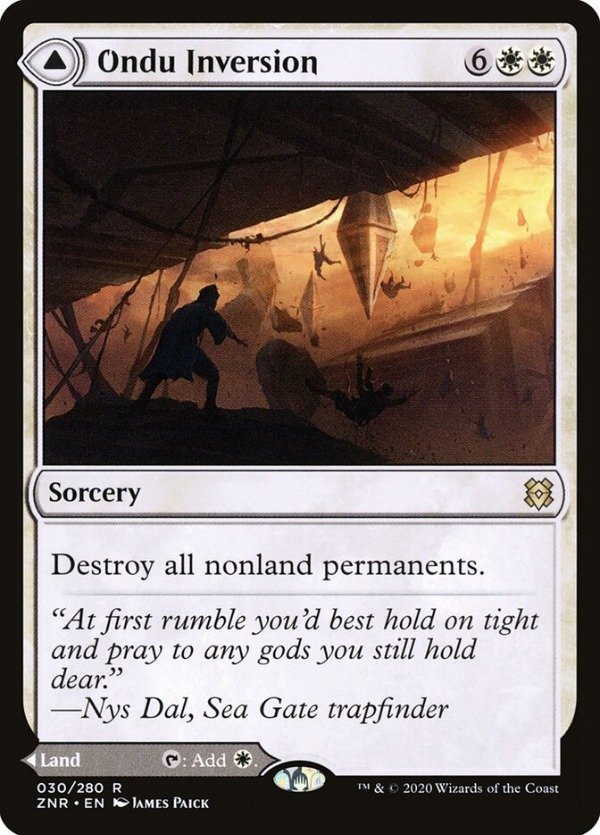 Producto - Ondu Inversion #30  Zendikar Rising