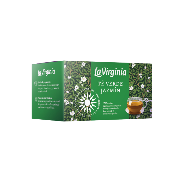 Producto - TE VERDE JAZMIN LA VIRGINIA 6u x 20saq
