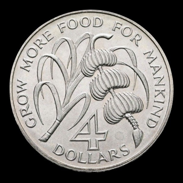 Producto - Dominica 1970. 4 Dólares de la F.A.O
