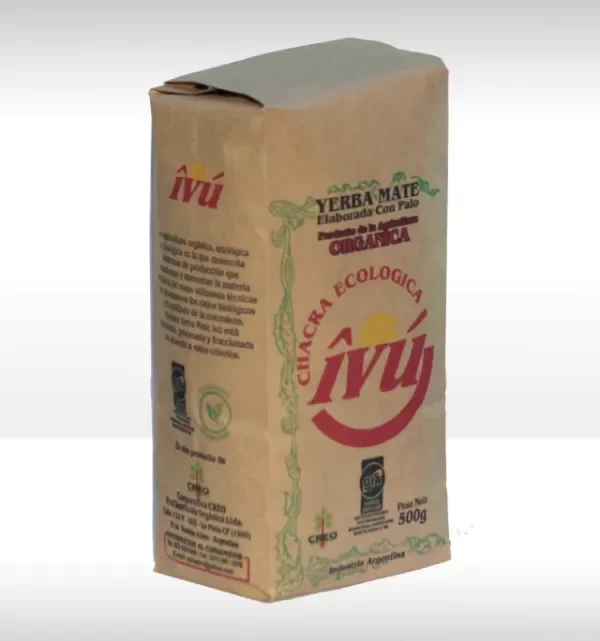 Producto - Yerba Mate Organica Ivu x 500 gr ANGIRÚ