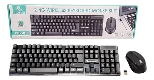 Producto - Combo Inambrico Teclado+mouse W3500