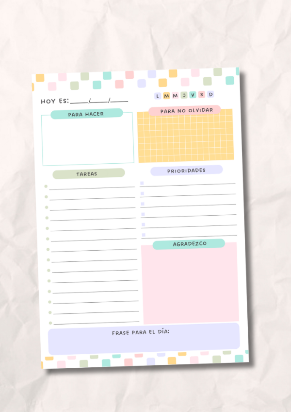 Producto - BLOCK ENCOLADO A5 DIARIO