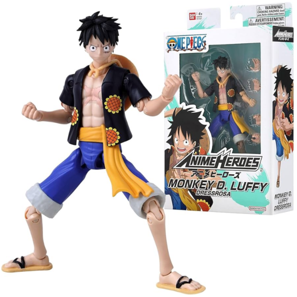 Producto - One Piece Monkey D Luffy Dressrosa Anime Heroes