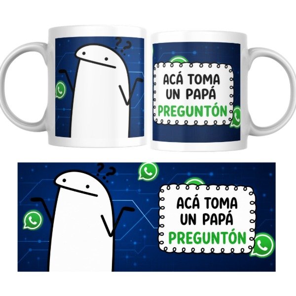 Producto - Taza - Dia del padre - Aca toma un papá pregunton (flork)