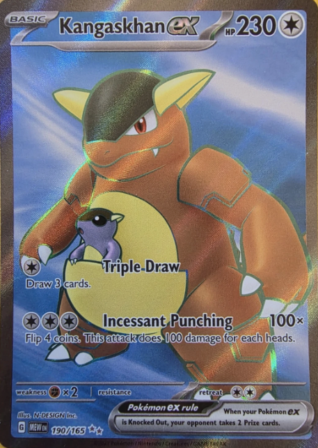 Producto - Kangaskhan ex - 190/165 - Scarlet and Violet 151 - Holo