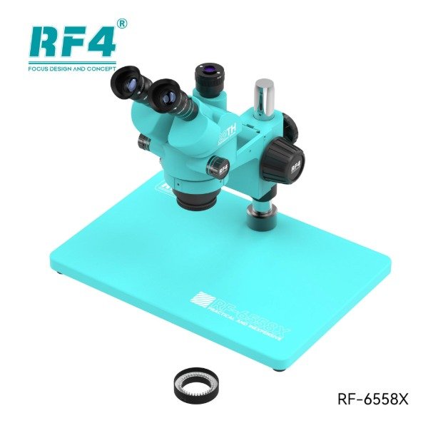 Producto - Microscopio Trinocular RF4 RF-6558x + Barlow 0.7X + Cam 2K - 2
