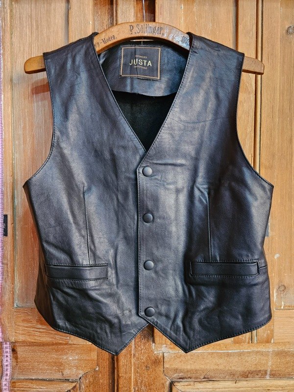 Producto - Chaleco de Cuero Justa Petra t.L