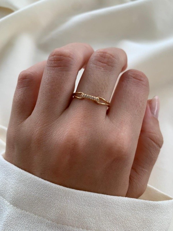 Producto - Anillo CHER - Ench en oro 18k