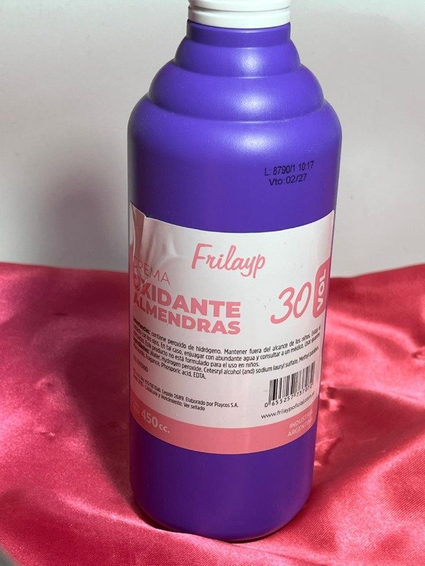 Producto - Crema oxidante almendras 30vol 450cc
