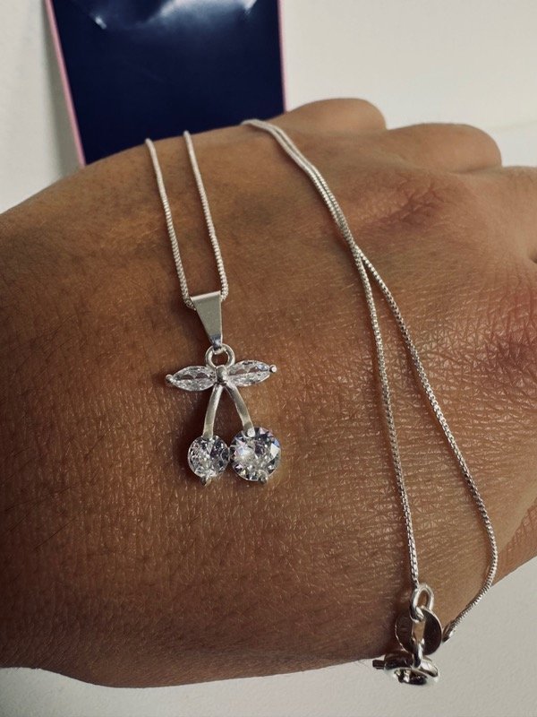 Producto - Conjunto Cherry Blanco Cubic Plata 925