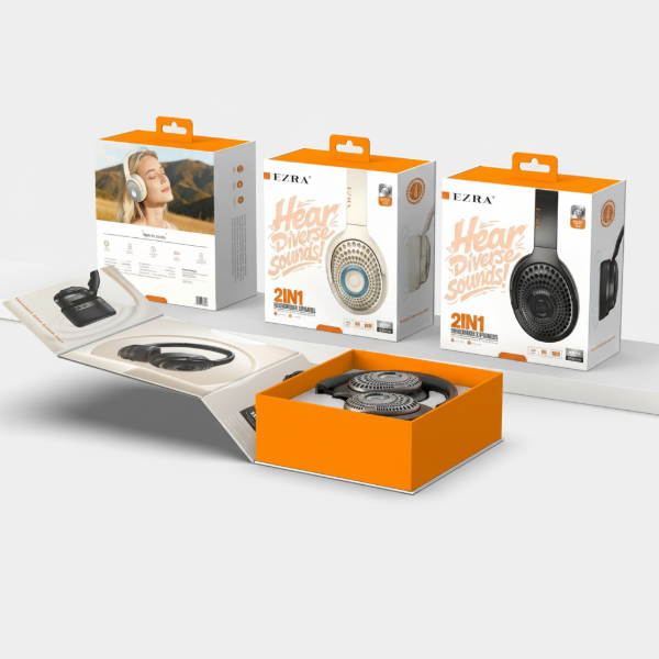 Producto - Auricular Bluetooth Ezra 2 En 1 Parlante Inalámbrico Premium BW100. - 0