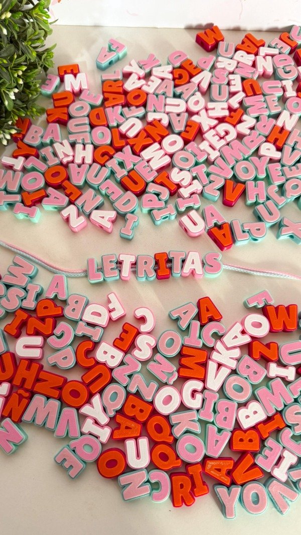 Producto - Abecedario de letras bicolor