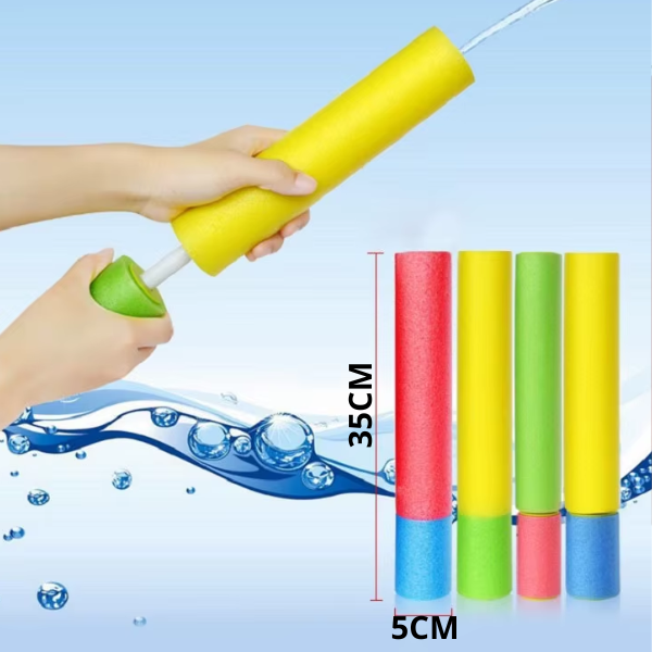 Producto - PISTOLA LANZA AGUA TUBO GOMA ESPUMA 35CM X1 - 1