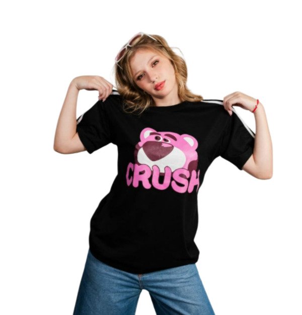 Producto - REMERA LOTSO NOT ALONE DOBLE ESTAMPA NEGRA