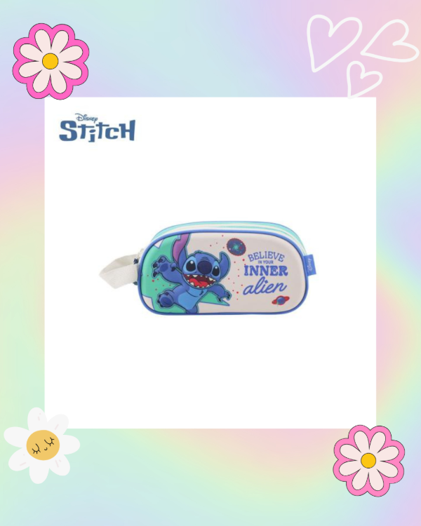 Producto - Cartuchera LSYD Stitch 2 Cierres