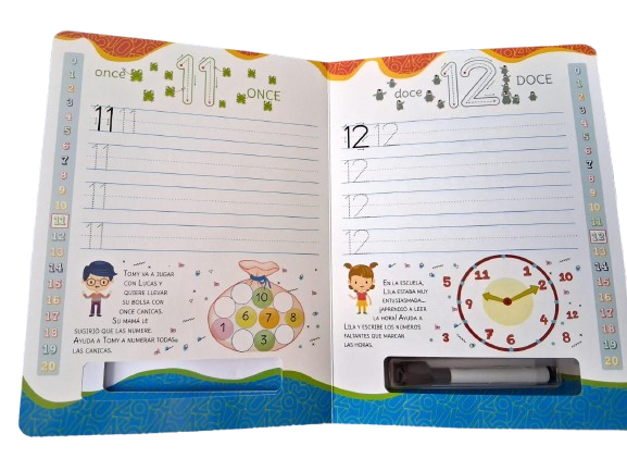 Producto - APRENDER LOS NUMEROS + PIZARRA - 1