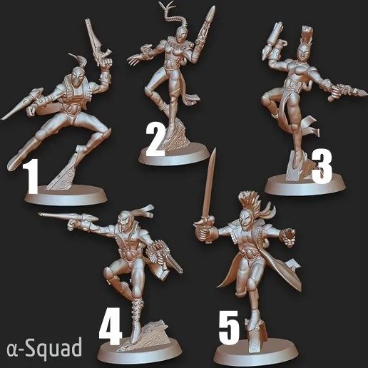 Producto - Escuadrón Alfa Arlequines c/u