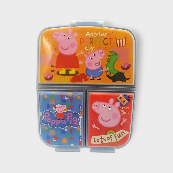 Producto - Sandwichera Hermetico "Peppa pig" 3 divisiones