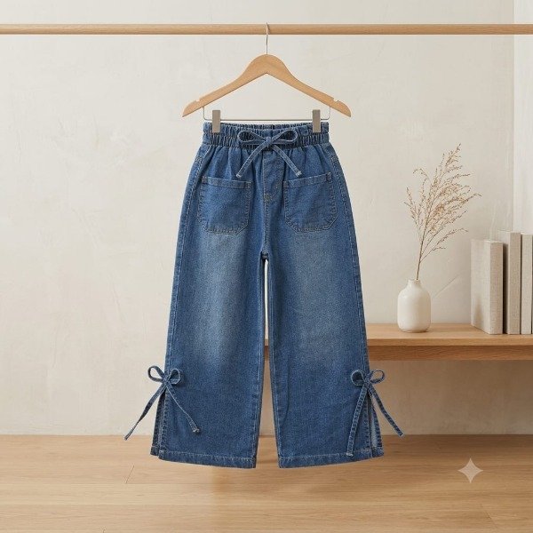 Producto - Jeans Wide Leg Moño Teens (JEA1)
