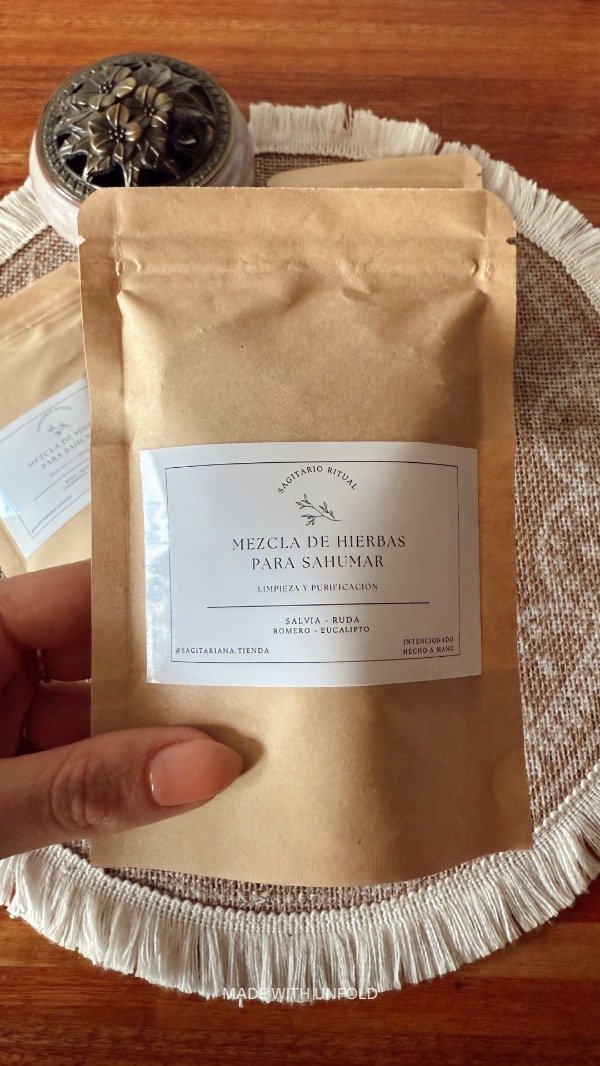 Producto - Mezclas para sahumar - Limpieza y purificación