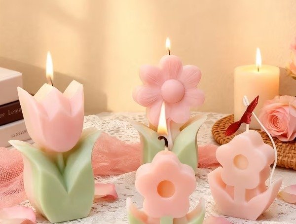 Producto - Molde de silicona para VELA/ Tulipán