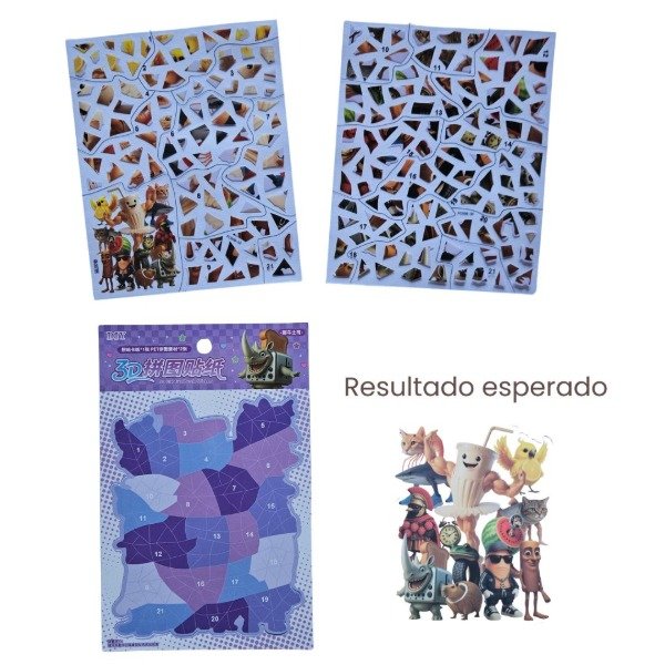 Producto - Rompecabezas con stickers