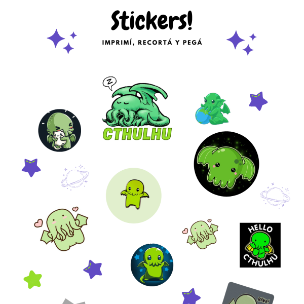 Producto - Stickers Cthulhu PDF