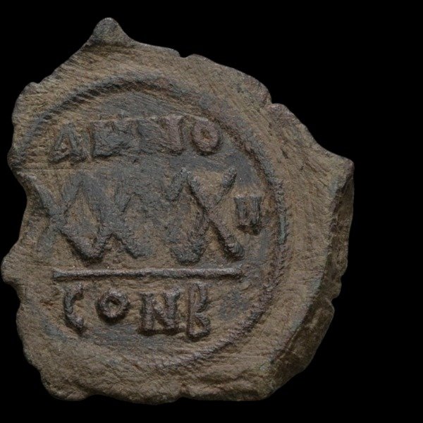 Producto - Imperio Bizantino. Focas (602 - 610 DC) Folis. Constantinopla