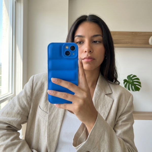 Producto - Puffer azul