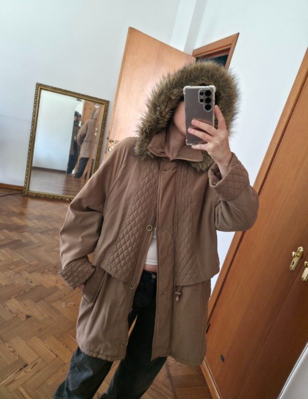 Campera peluchín marrón — imagen 8