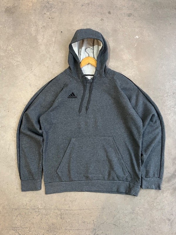 Producto - BUZO HOODIE DE ALGODON ADIDAS 2020 GRIS OSCURO (L)