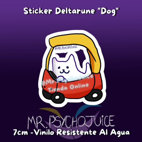 Producto - Sticker Deltarune "Toby"