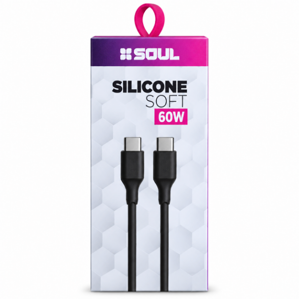 Producto - XSOUL Silicone Soft 60W - Cable USB-C a USB-C 1,5 m - 0