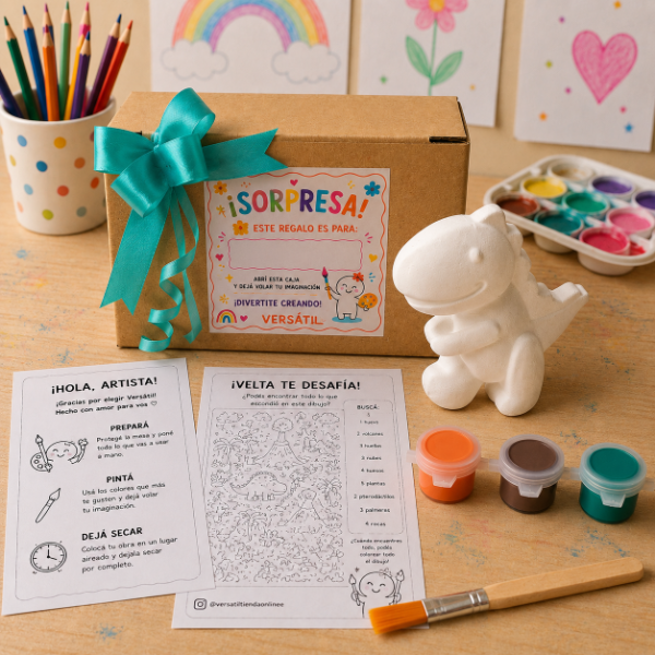 Producto - Kit Sorpresa para Pintar Dino3