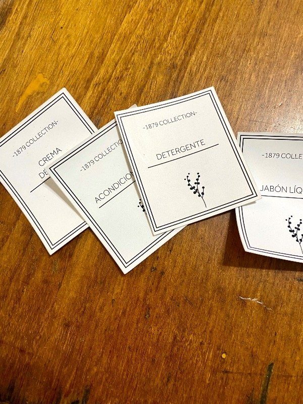 Producto - Pack x 5 etiquetas 6x6,5