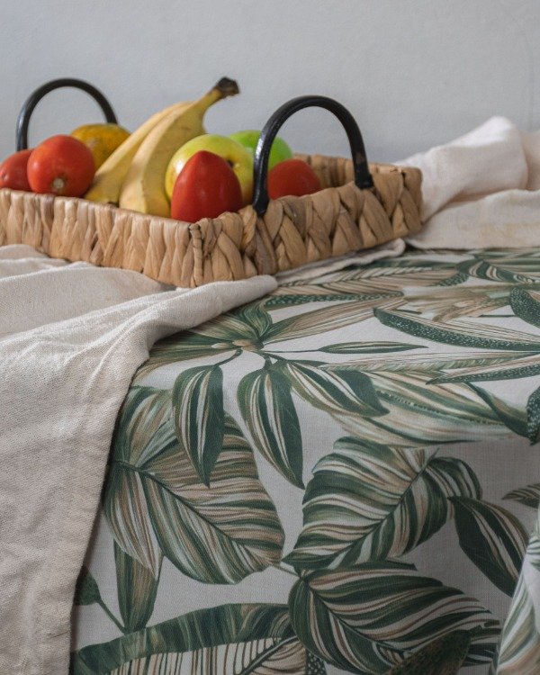 Producto - Mantel Impermeable Redondo "Amazonia" - 1.40 de diámetro - 0