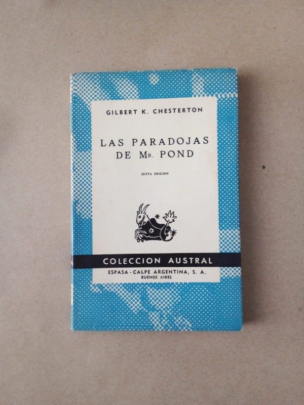 Producto - Las paradojas de Mr Pond - Gilbert K Chesterton - Espasa Calpe 1966