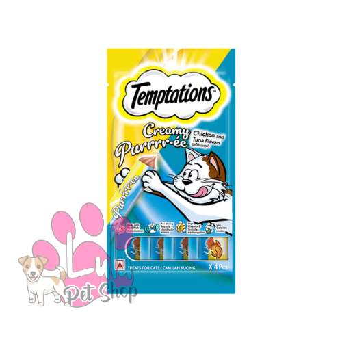 Producto - TEMPTATIONS CREAMY POLLO Y ATUN X4