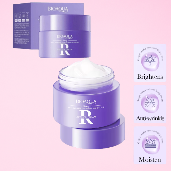 Producto - BIOAQUA CREMA FACIAL CON RETINOS 60 GR  RELLENA HIDRATA Y REPARA