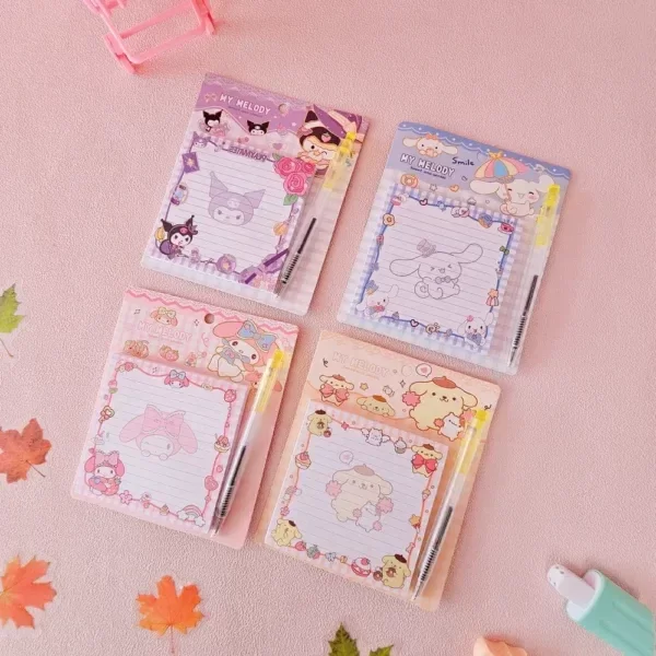 Producto - Notas Adhesivas con birome Sanrio
