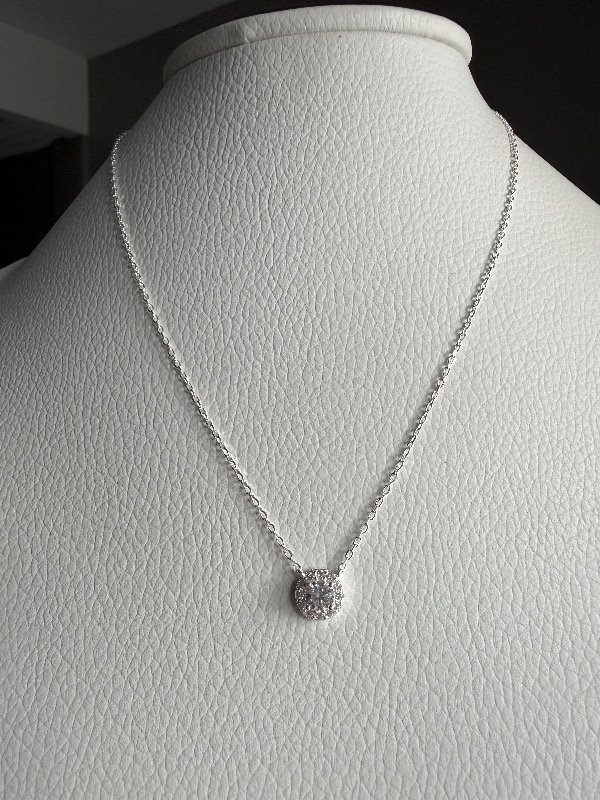 Producto - Collar circulito cubic plata 925