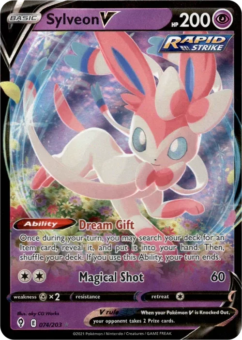 Producto - Sylveon V - 074/203 - Evolving Skies - Holo