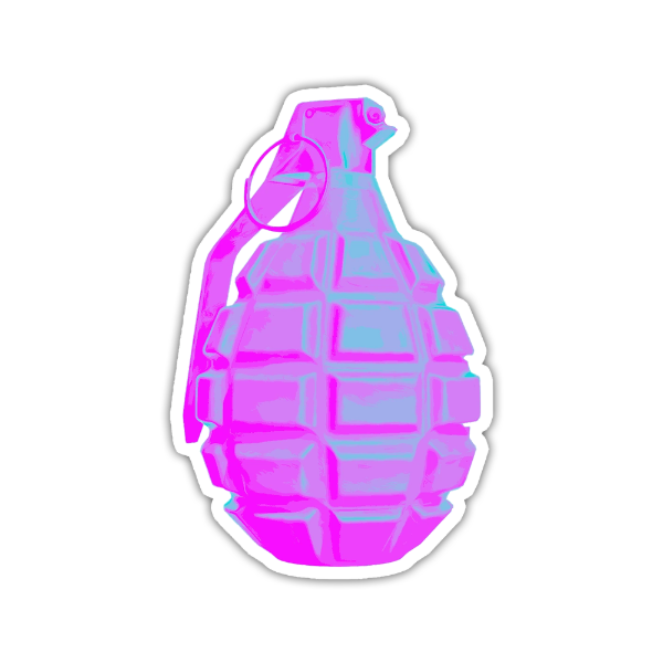 Producto - Sticker Rosa Diseño 126